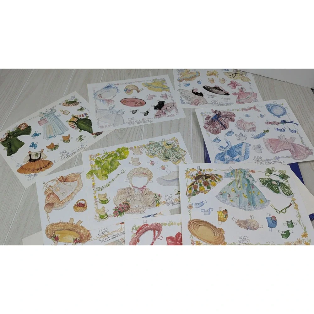 Ginny Patti Chilbeck Meulen Paper Dolls Clothes Vintage 1984 Uncut